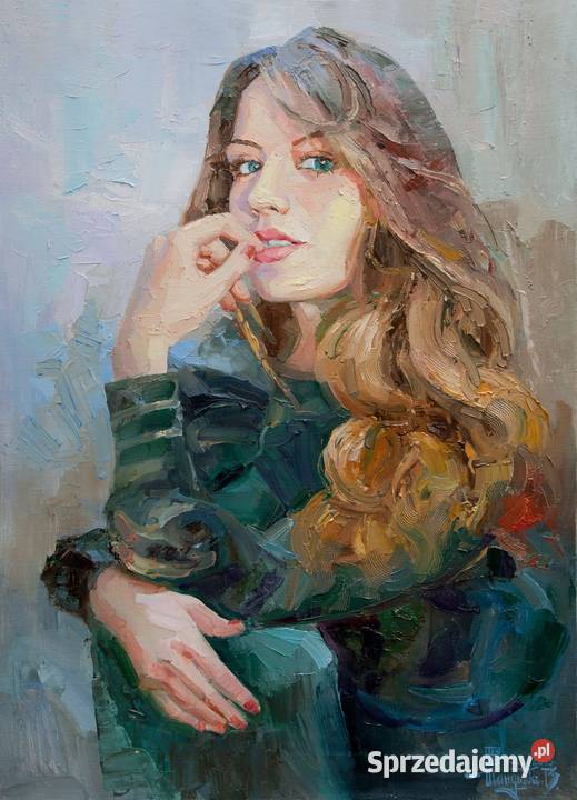 Portret ukochanej osoby8060 WShanduba Malarstwo mazowieckie Warszawa