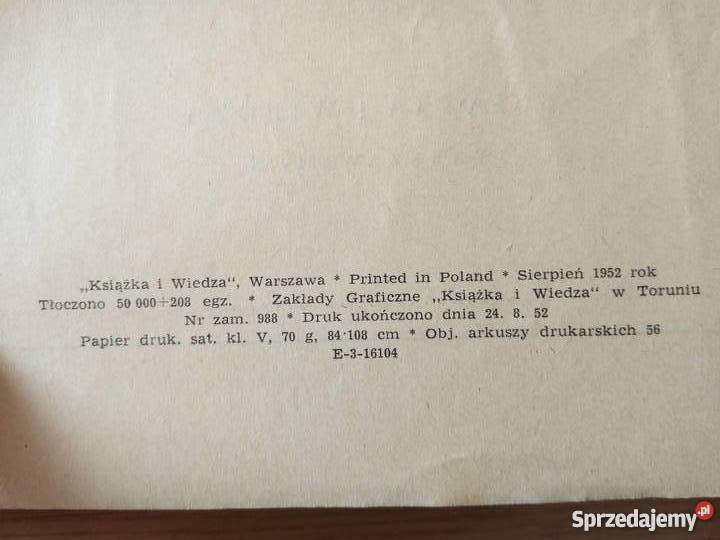 Wybór pism Eliza Orzeszkowa 1952r Książka i śląskie