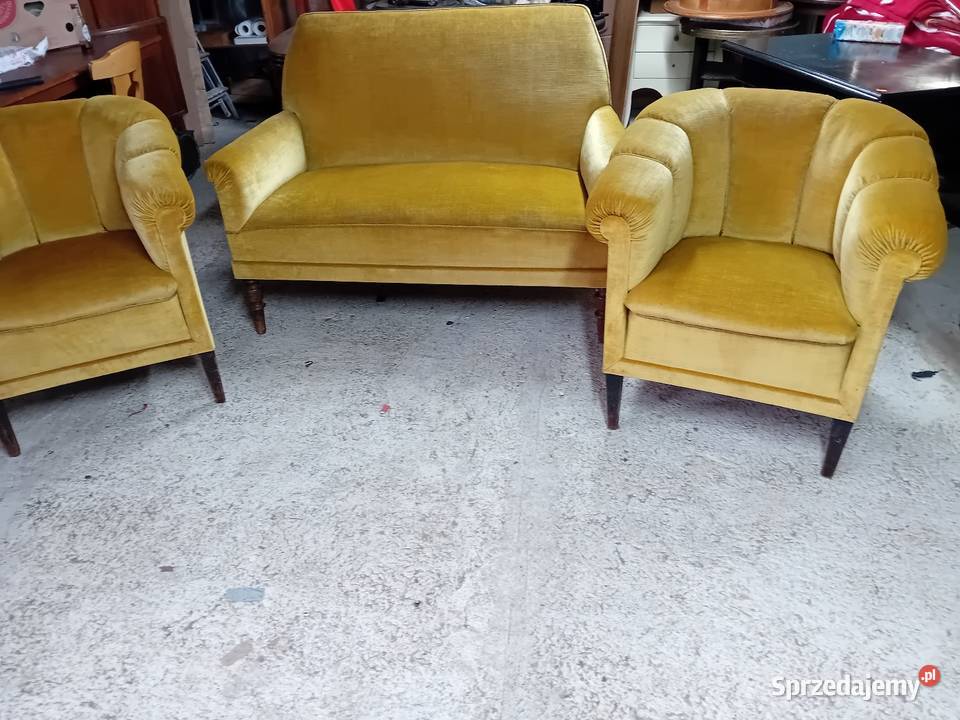 Sofa plus fotele Wypoczynek ludwikowski Tarnogród