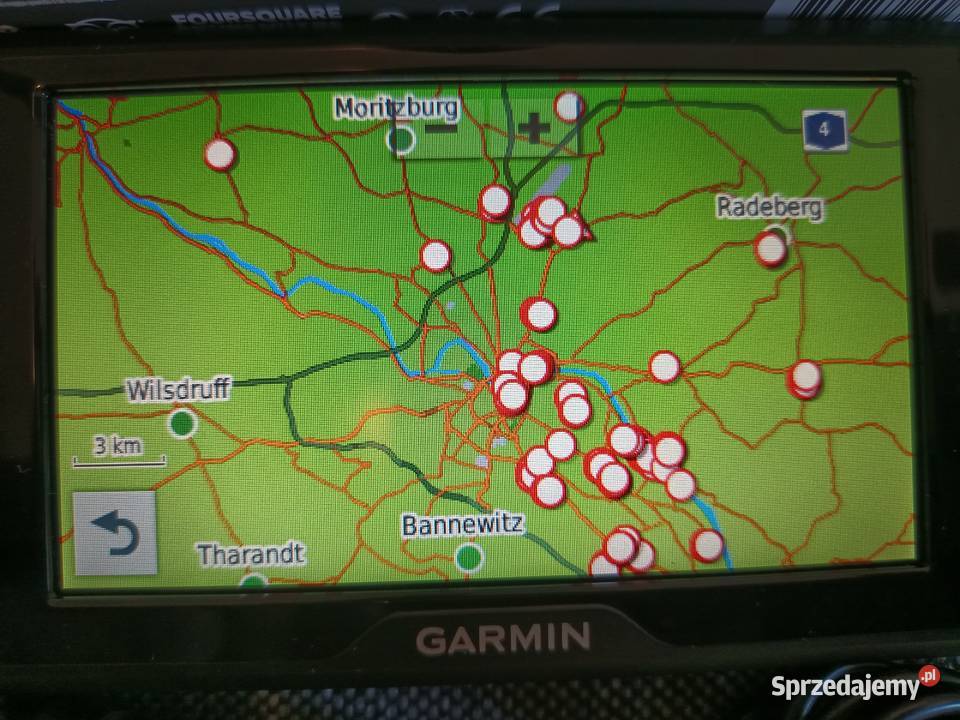 Garmin 5S z doźyw aktualizacją korki radary Zgorzelec