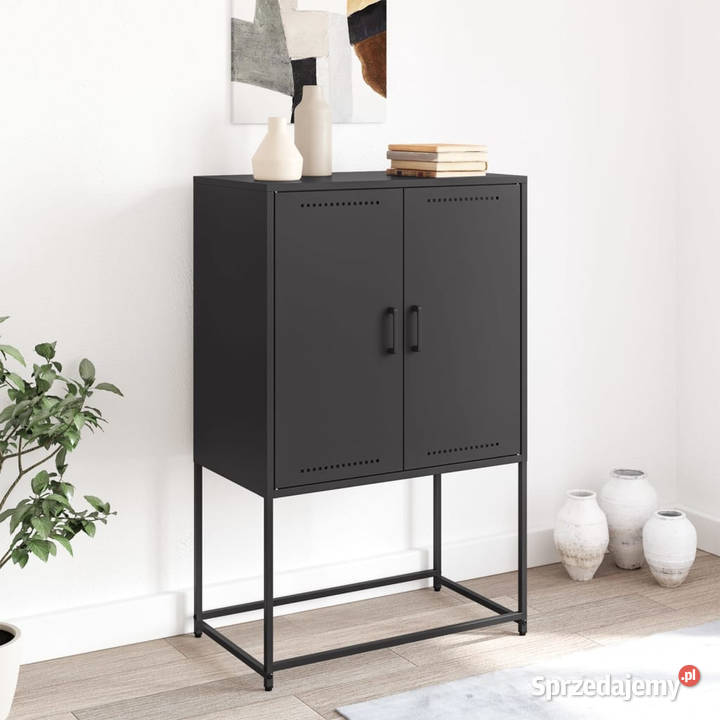 Szafka czarna 685x385x107 stal WM846506 Warszawa