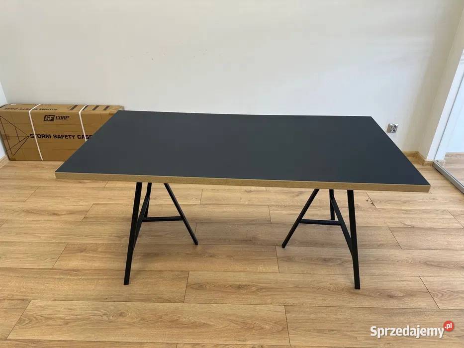 Nowe biurko stół IKEA LINNMON grafitowe czarne Łódź