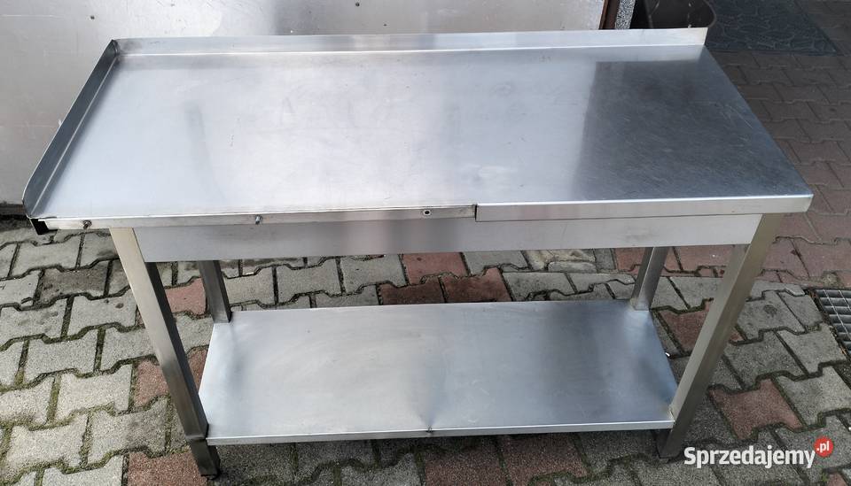 Stół gastronomiczny z półką 125x50x85 Gastronomia Słupia Kapitulna