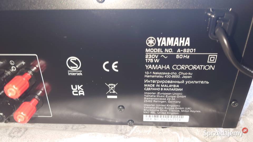 Wzmacniacz Stereo YAMAHA AS201 małopolskie