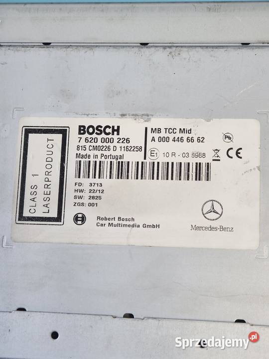Radio A0004466662 Bosch 7620000226 MERCEDES Zawichost