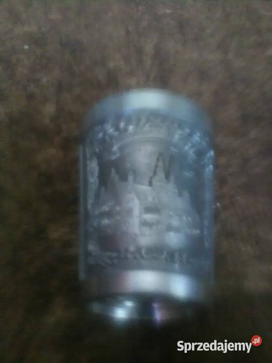 Kieliszek z cyny medal srebro Mysłowice