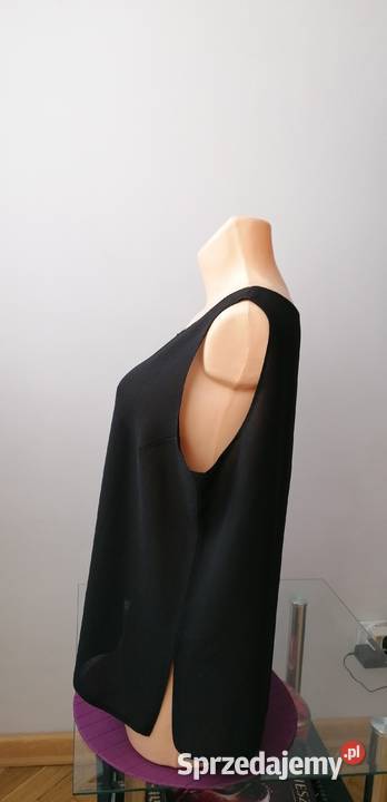 NOWA DAMSKA CZARNA BLUZKA BEZ RĘKAWÓW RXLXXL bez rękawa Łódź