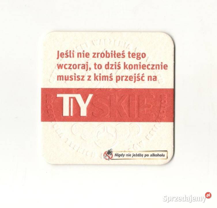 Tyskie podstawka do piwa 2 Gliwice sprzedam