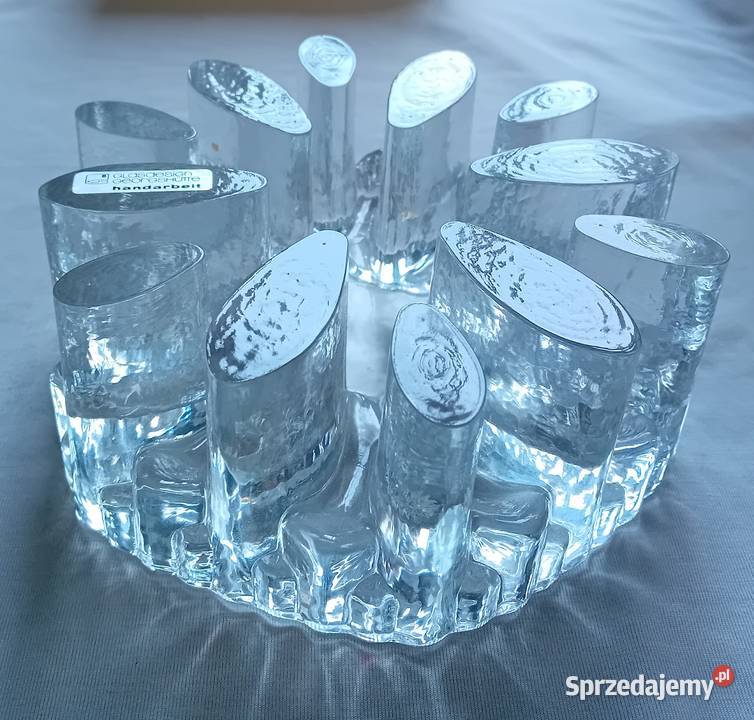 Kryształowy podgrzewacz Tealight Georgshutte kat Koźminek sprzedam