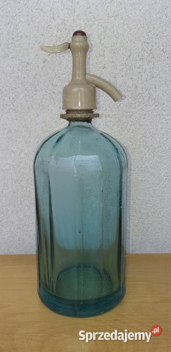 Szklany syfon do wody sodowej PRL Pozostałe