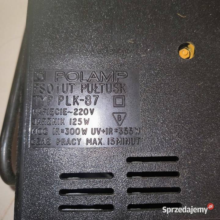 Lampa kwarcowa IR UV