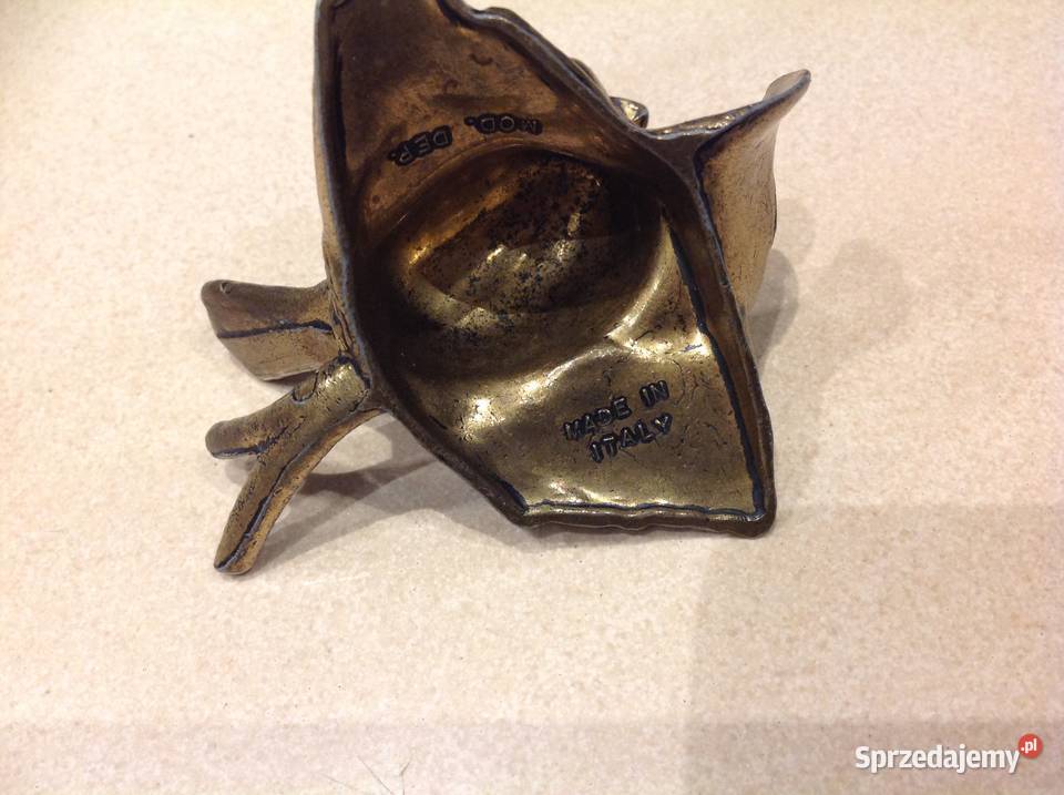 Ptaszek Mosiężny Stary sygnowany Wyposażenie wnętrz Nowa Sól