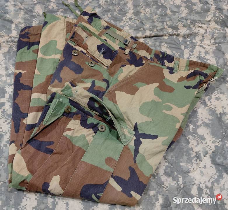 Spodnie BDU woodland Medium Short Ripstop dolnośląskie Wrocław