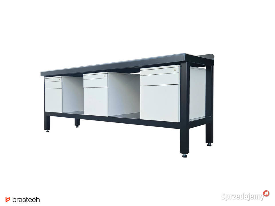 Stół warsztatowy 90 x 232 x 615 Blat stalowy 5 Sątoczno