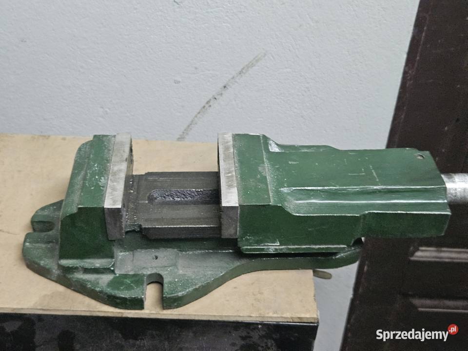 Imadło maszynowe 100mm ciężkie solidne PRL Lublin
