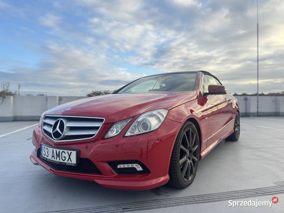 MercedesBenz Klasa E Cabrio W207 z pakietem AMG Klasa E Rybnik