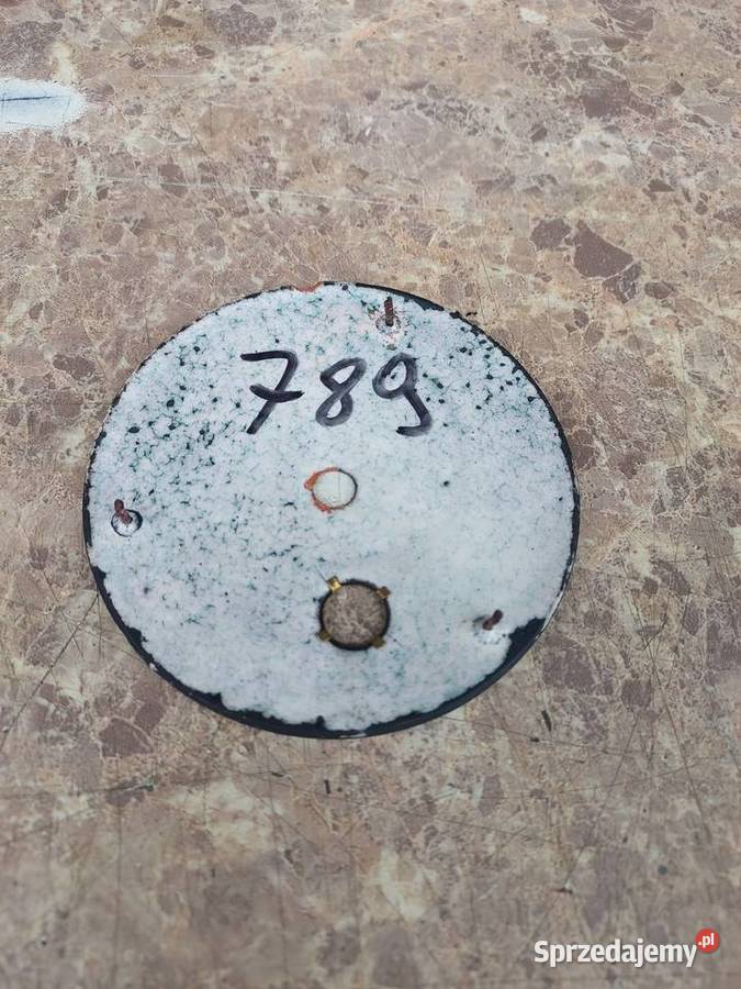 789 Tarcza starego zegara francuza 80mm 22mm tzw Tczew