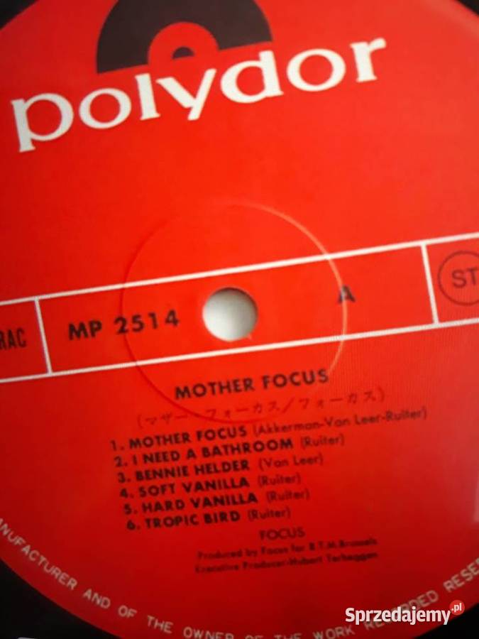 Archiwum prog rocka FOCUS Mother Focus 1975JAPAN podkarpackie Rzeszów