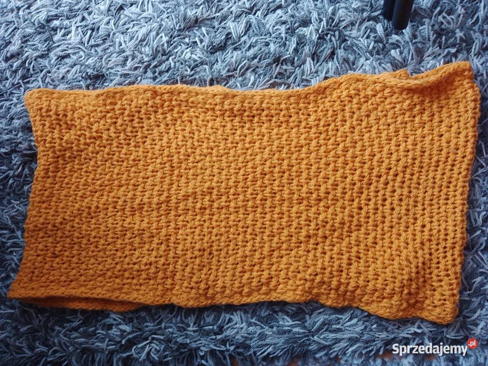 Komin szal damski musztardowy Chrzanów