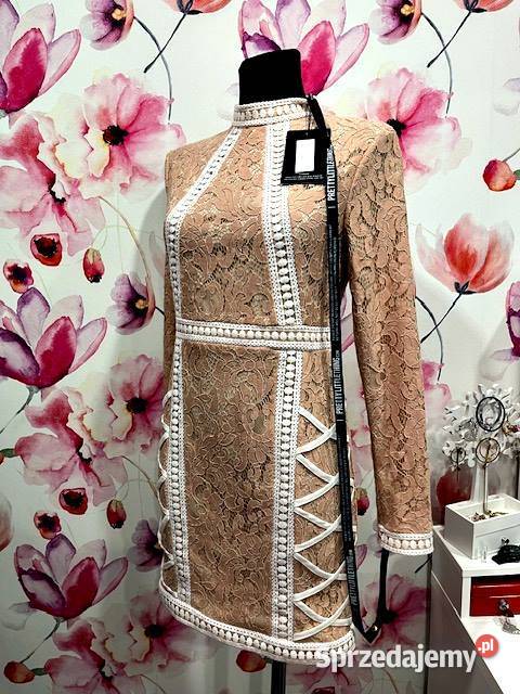PrettyLittleThing sukienka imprezowa koronkowa Choszczno