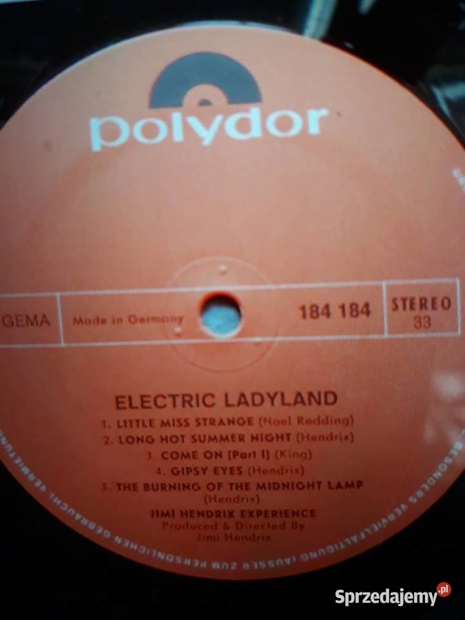 Archiwum hard blues rocka JIMI HENDRIX Electric 2 płyty Rzeszów