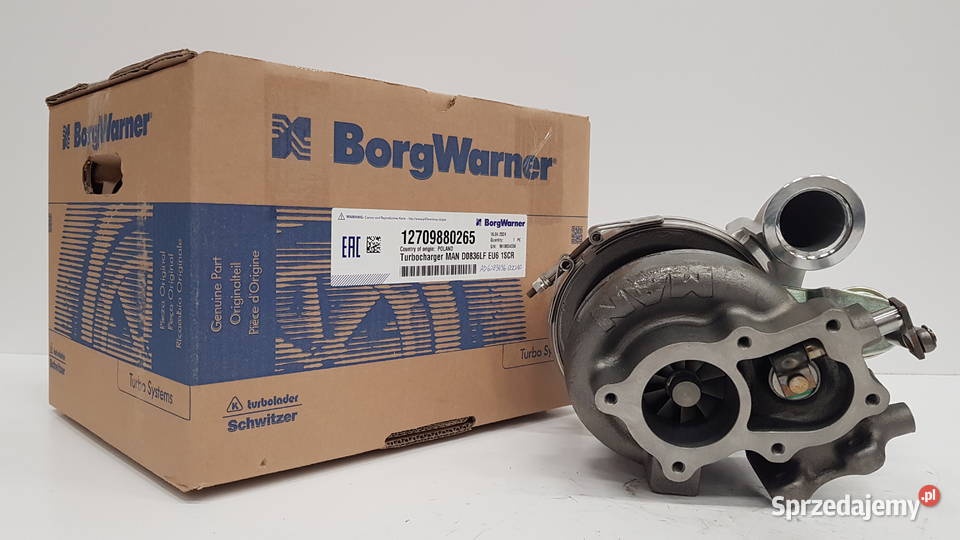Nowa turbosprężarka firmy BorgWarner KKK ciężarowe Siedlce sprzedam