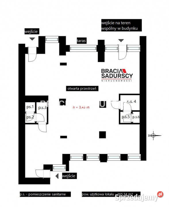 Lokal do sprzedania Kraków 26534m2 handlowo-usługowy