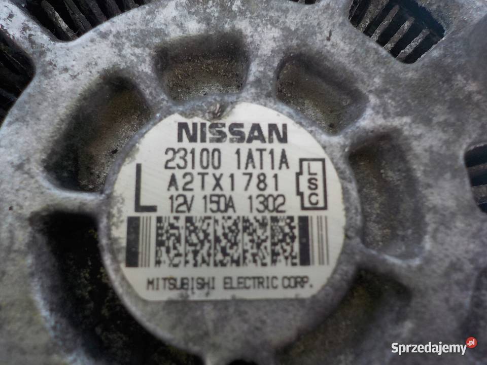ALTERNATOR NISSAN MURANO Z51 25D wielkopolskie Nowy Tomyśl
