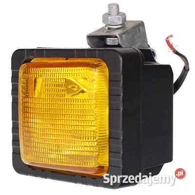 LAMPA ROBOCZA PROSTOKĄTNA PLASTIKOWA ŻARÓWKA 12V