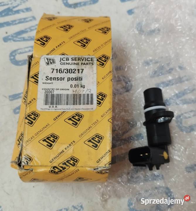 Czujnik polozenia walu jcb 716302217 Łowicz sprzedam