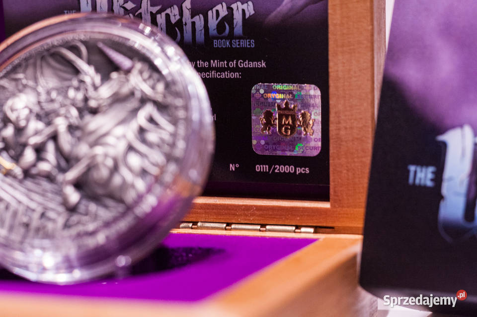 5 Czas Pogardy Wiedźmin 2 oz Ag 999 1112000 Gdańsk sprzedam