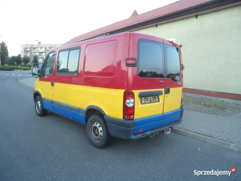 RENAULT MASTER 2010r 8 osób HAK nieuszkodzony Renault Nowy Dwór Gdański