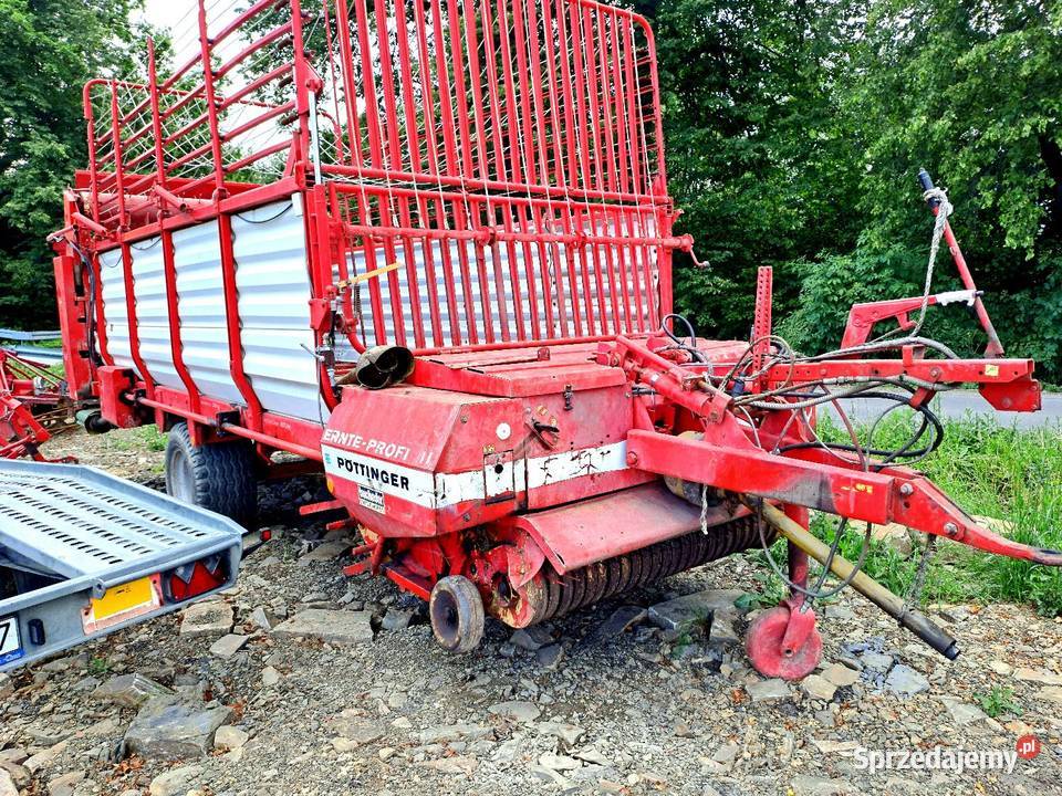 Przyczepa samozbierająca pottinger profi wałki