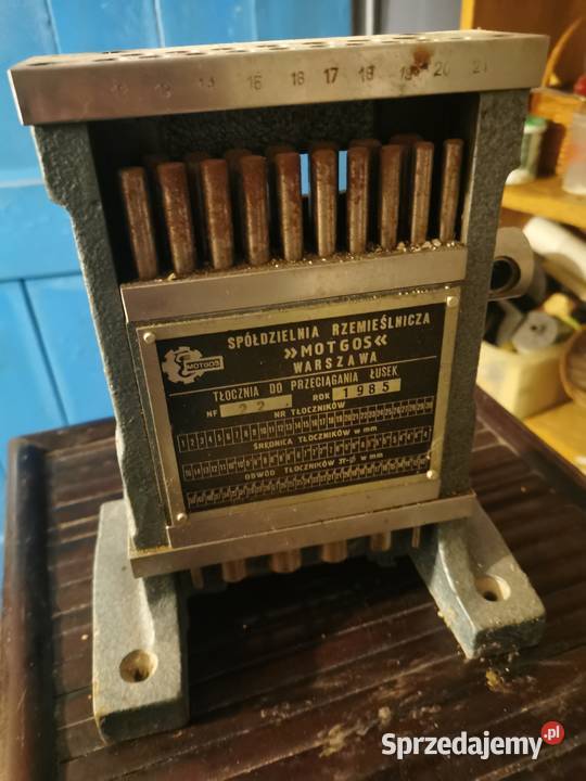 Tłocznia do przeciagania łusek Motgos Wrocław sprzedam