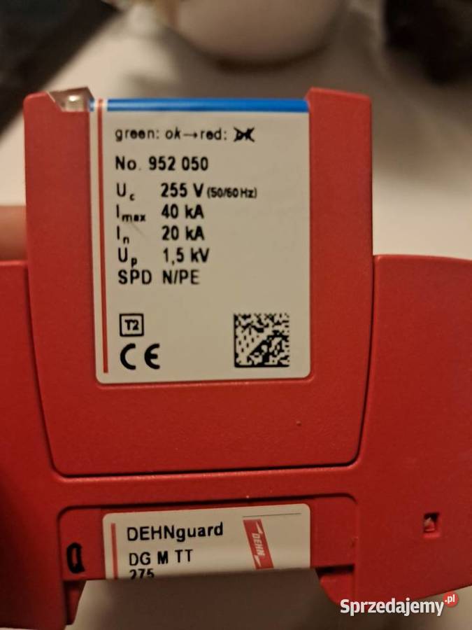 DEHN DG MOD 275 OGRANICZNIK PRZEPIĘĆ AC 4P Typ śląskie Ruda Śląska sprzedam