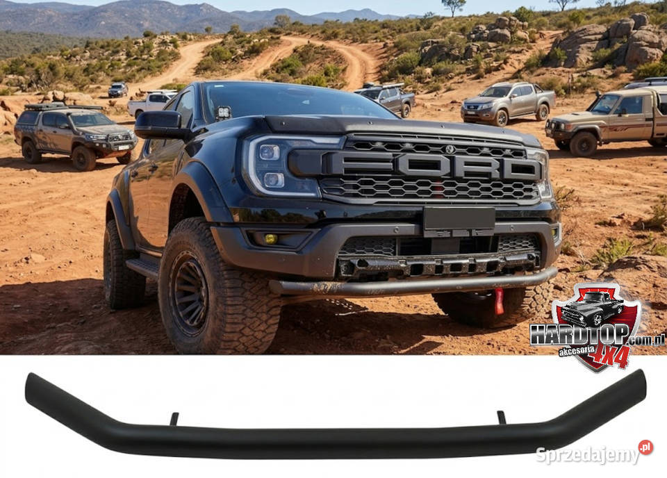 Orurowanie Przednie rura Ford Ranger 2023 Czarne Pasłęk sprzedam