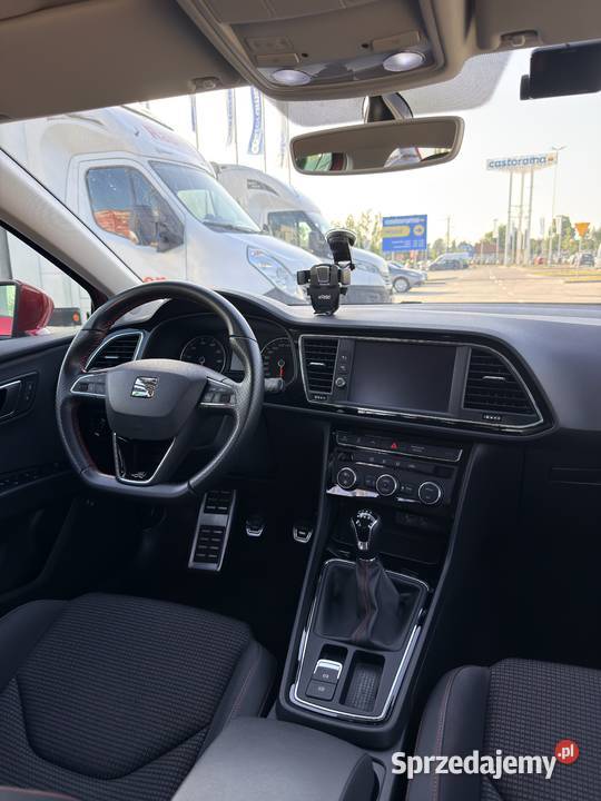 Seat Leon III 15 ST FR 15TSI 131 salon polska Rok produkcji 2018 Samochody osobowe Gdańsk