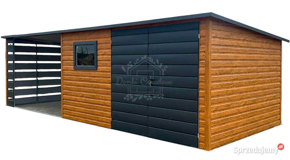 Schowek domek ogrodowy 38x25m wiata 3m Grudzianka