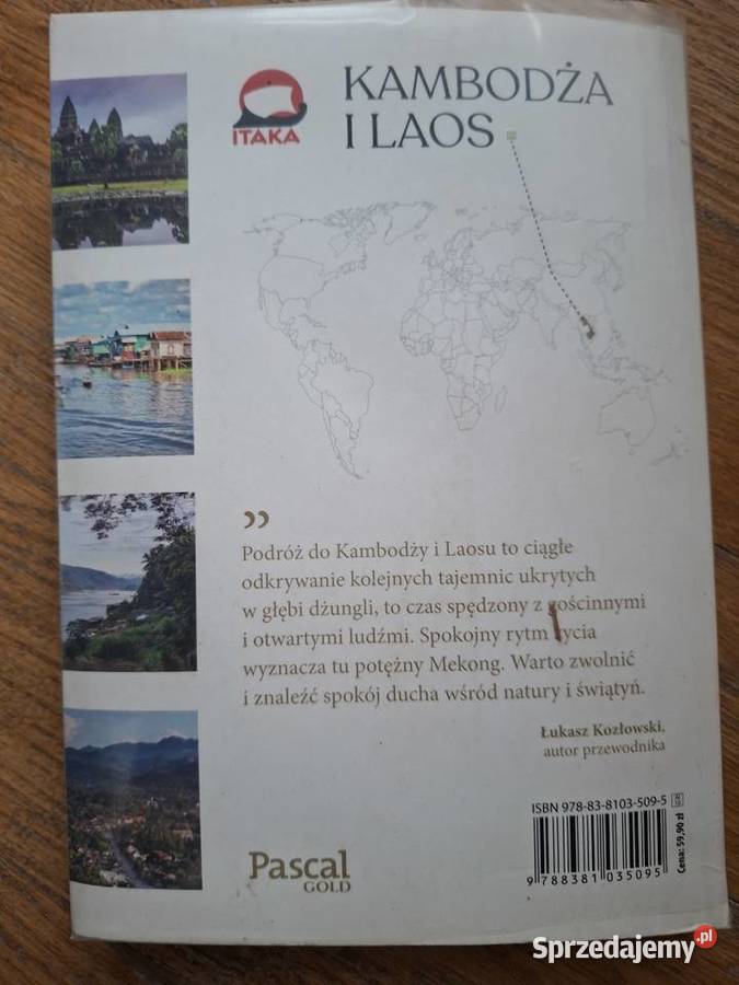 Kambodża i Laos Pascal Gold mapa małopolskie Kraków