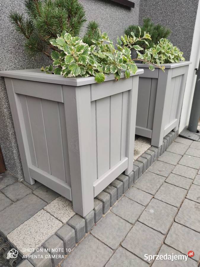 Donica drewniana ogrodowa Zduńska Wola