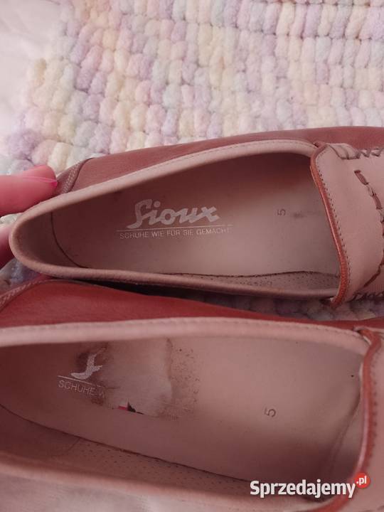 38 Skórzane mokasyny z Madrytu loafersy skóra Półbuty sprzedam