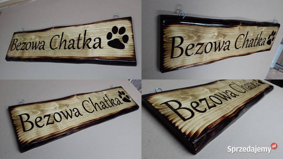 WYPALANIE na drewnie grawerowanie na desce szyld małopolskie sprzedam