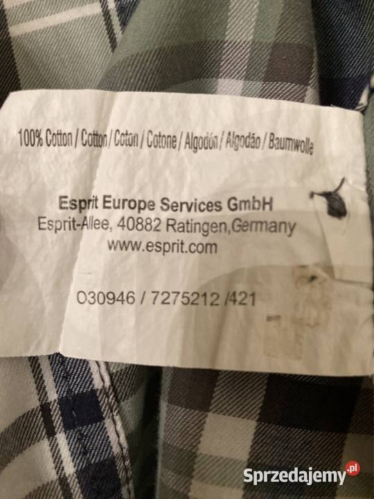 Koszula Casualowa Esprit Collection Przyjemna w zielony śląskie Czerwionka-Leszczyny