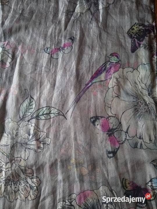 Szal damski 100 jedwab naturalny Dodatki Miłobądz sprzedam