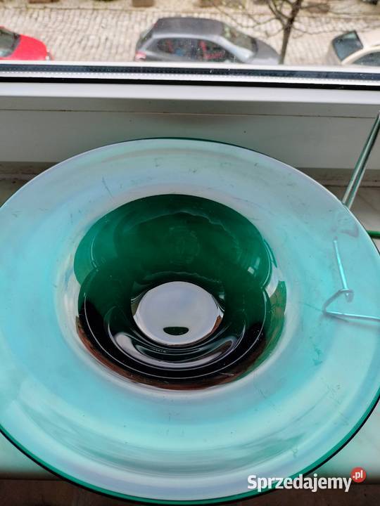 Patera talerz morski kolor szklo 28 zachodniopomorskie Choszczno