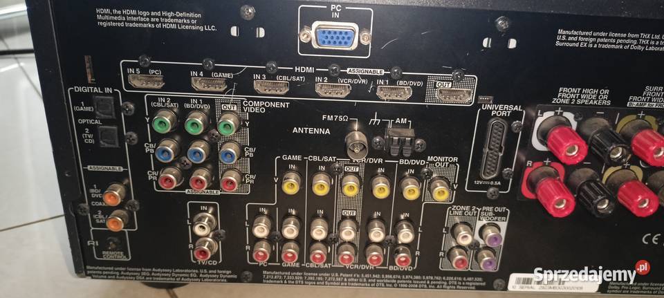 Onkyo TX SR608 Amplituner 72 Sędziszów