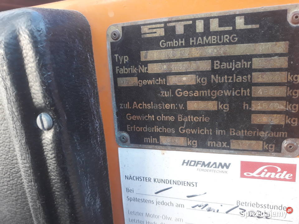 Still R5015 triplex mazowieckie Błędów sprzedam