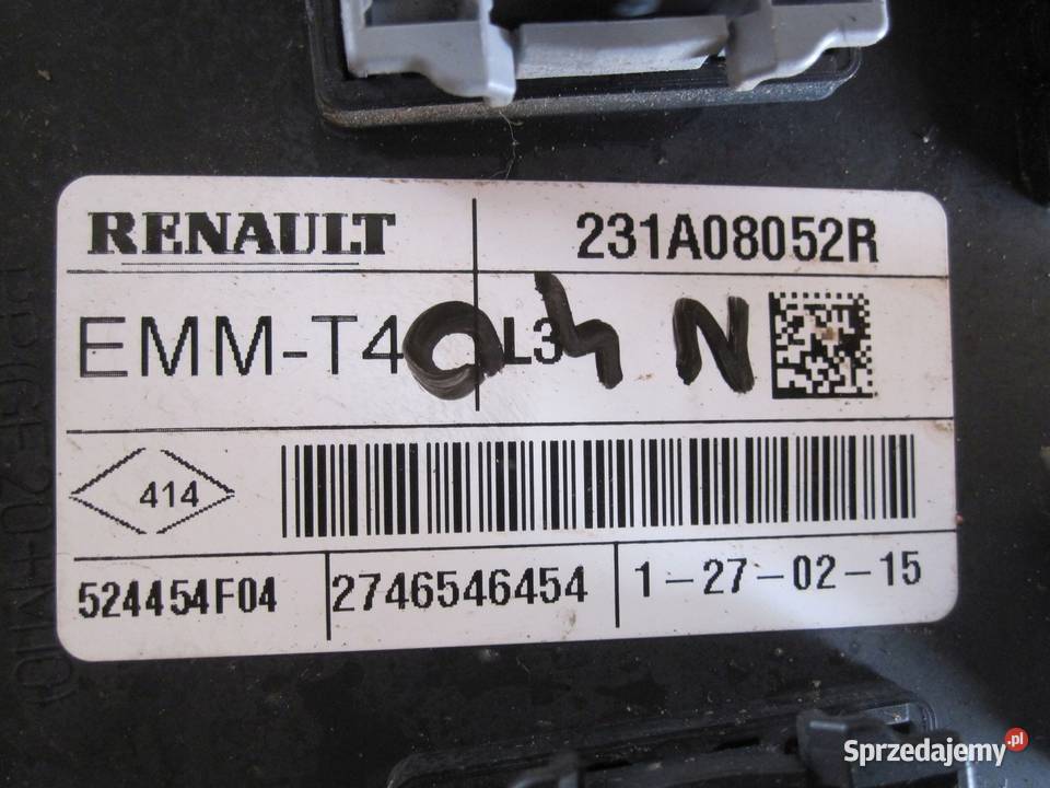 RENAULT TRAFIC III 15r moduł komfortu 231A08052R