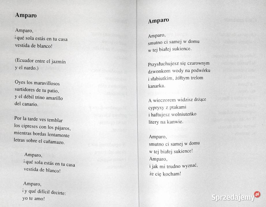 Poezje Federico Garca Lorca lubelskie Chełm