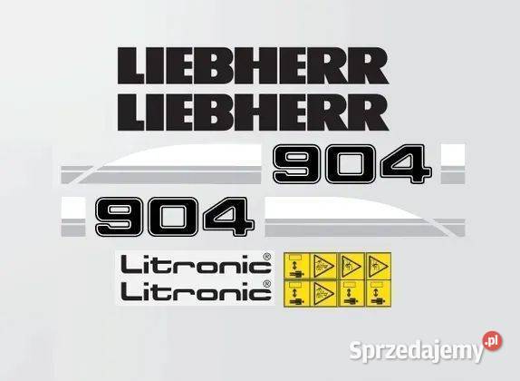 Naklejki oklejenie LIEBHERR 904 Zamiennik Janików